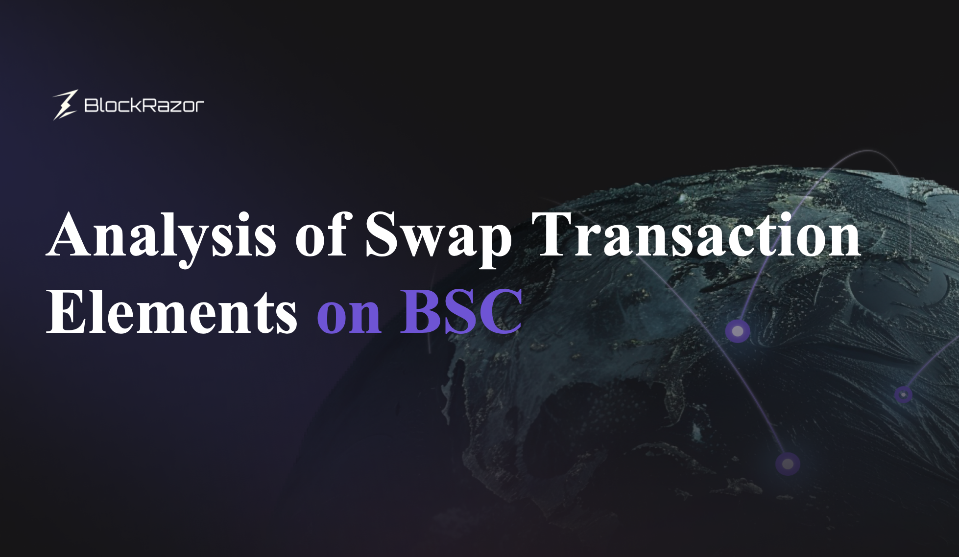This article attempts to analyze the trading scenarios of the above transaction originators based on speed, security and cost, to help transaction originators know about the best execution of Swap transactions on BSC.