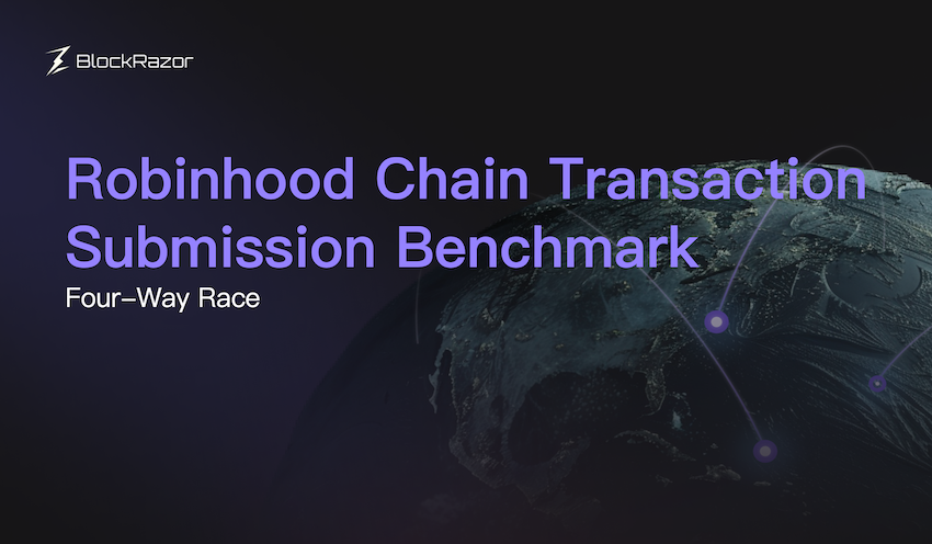 October 26, 2026 Ohio-2b benchmark: BlockRazor won 56/100 same-nonce races and took the earliest onchain position in 61/100 distinct-nonce rounds.